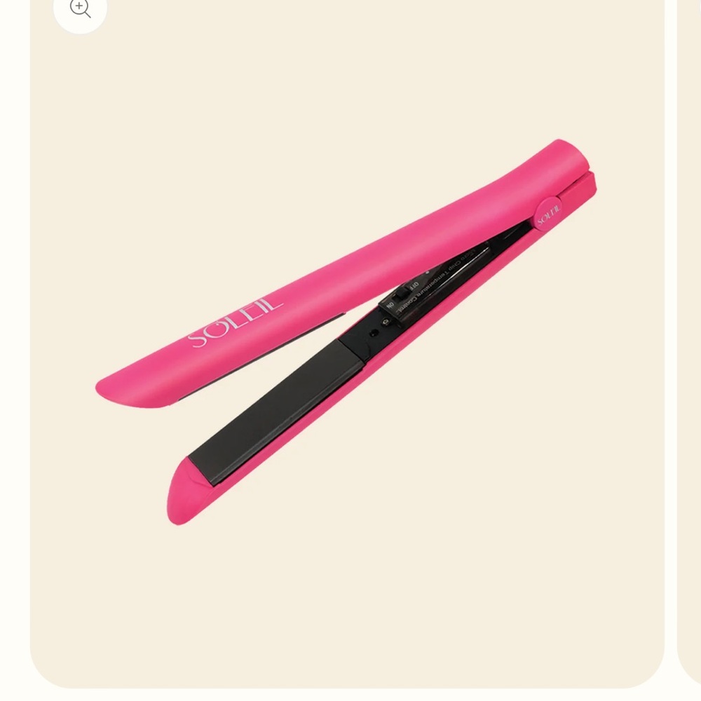 Soleil Metallic Ceramic Flat Iron - Brand New!!